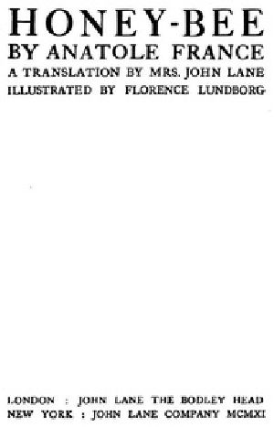 [Gutenberg 25405] • Honey-Bee / 1911